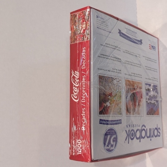 Springbok Coca-Cola Decades Bears Jigsaw Puzzle 1,000 Piece - New Wrapped - Picture 7 of 8